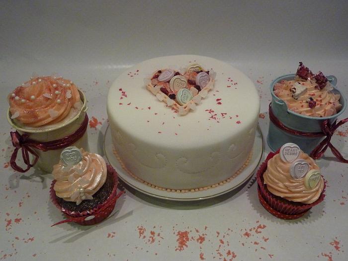 "sweetheart" cakes <3