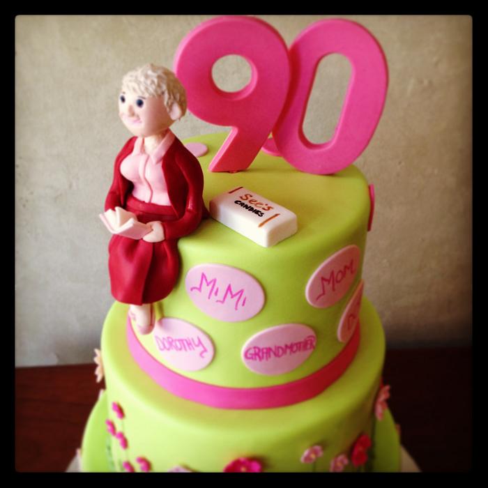 90th Birthday Cake 