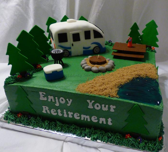 RV Retirement Cake 