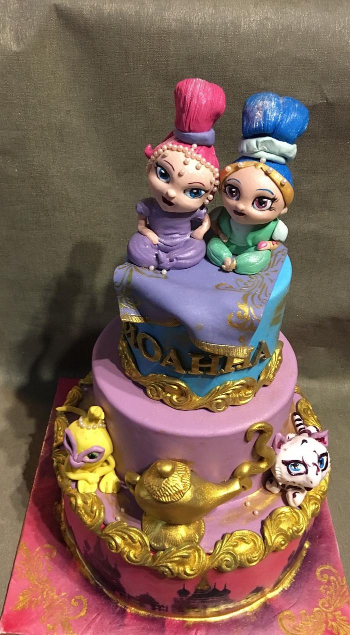 Shimmer and Shiny Birthday Cake