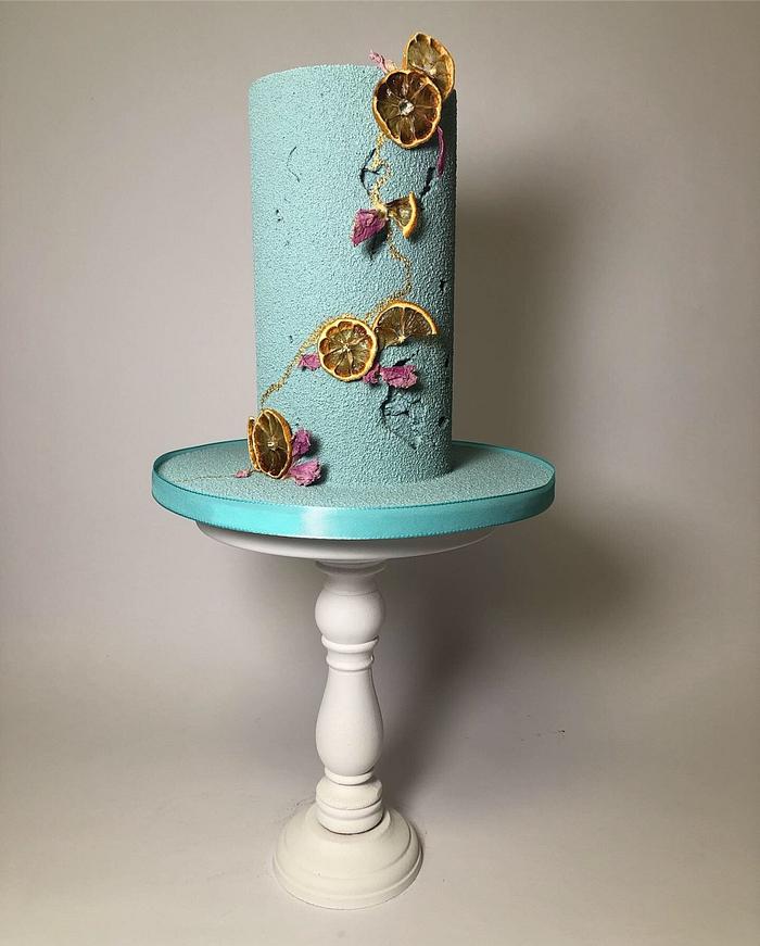 Tall elegant cake