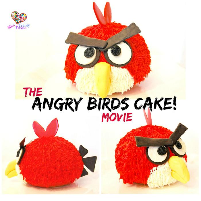 ANGRY BIRDS 'RED' CAKE! 