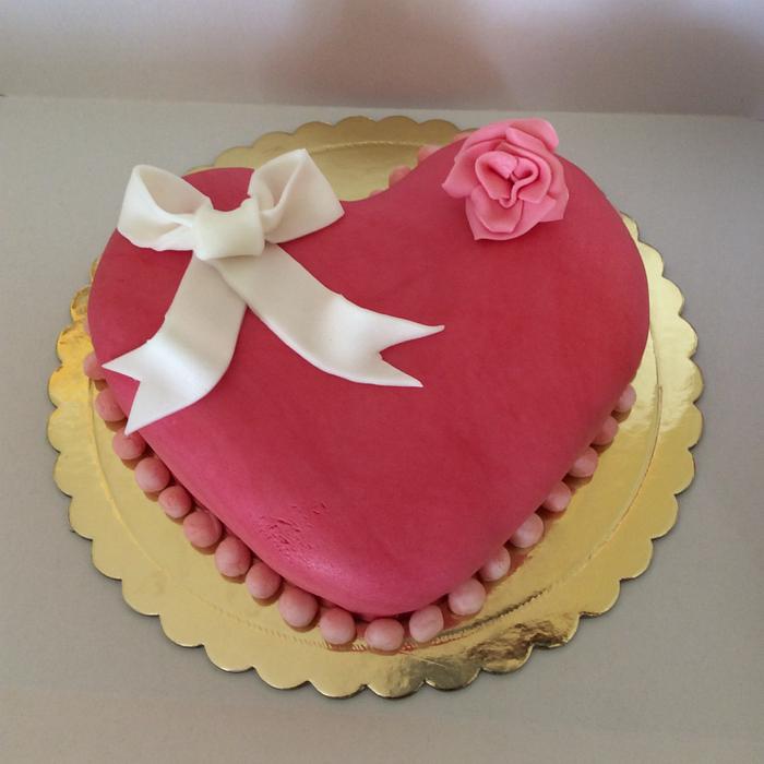 Heart cake 