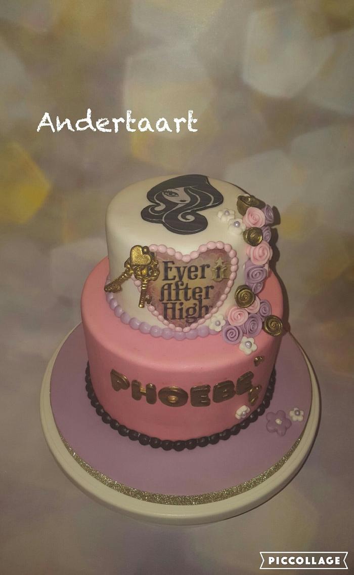Cute little Ever after high cake