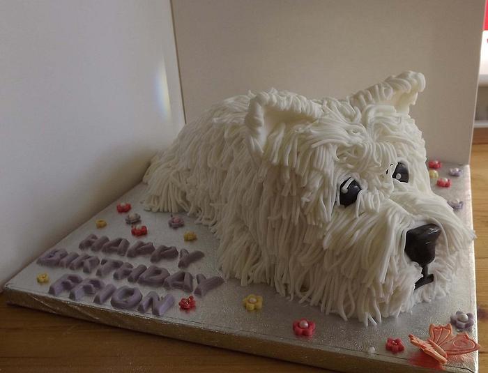 Westie Cake