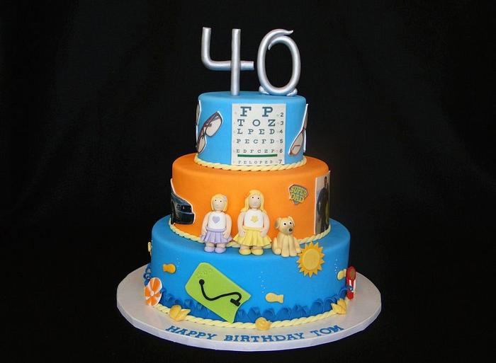 "This is my life" 40th Birthday Cake