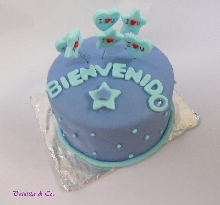 BIENVENIDO CAKE!! WELCOME CAKE!!
