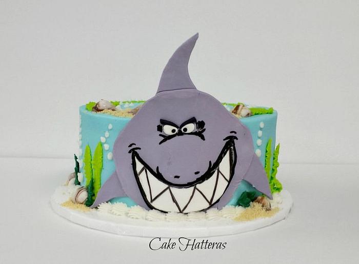 Shark Attack Cake