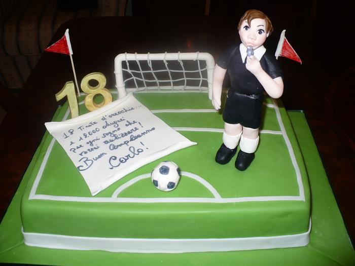 Soccer cake 