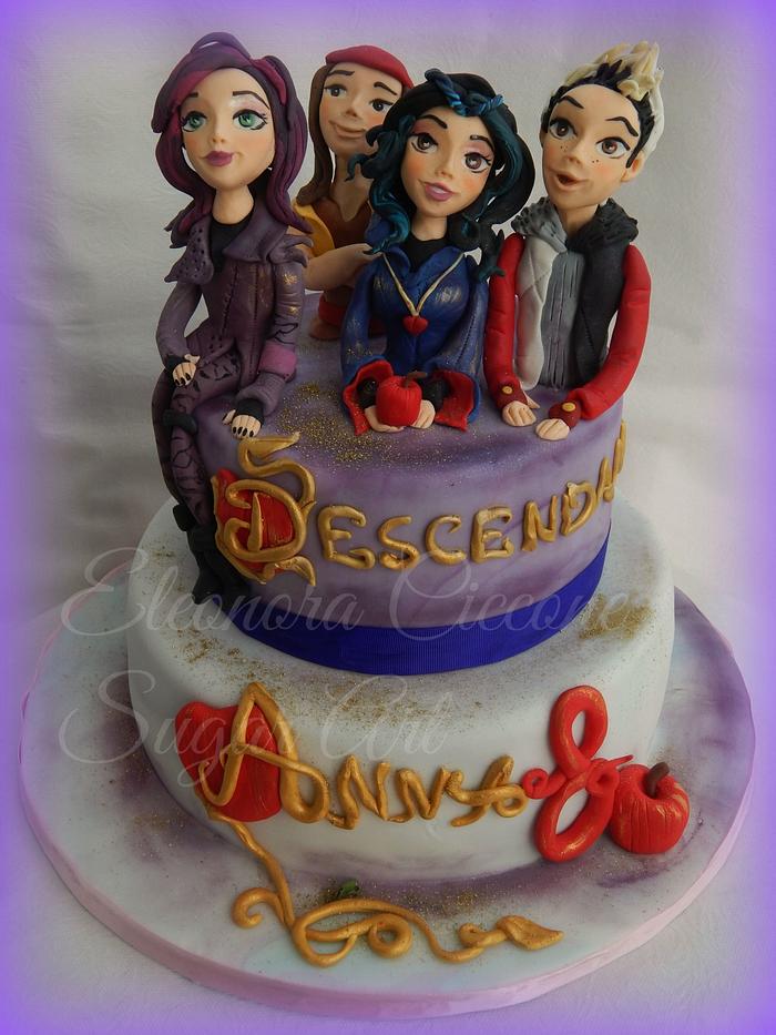 "Descendants" cake
