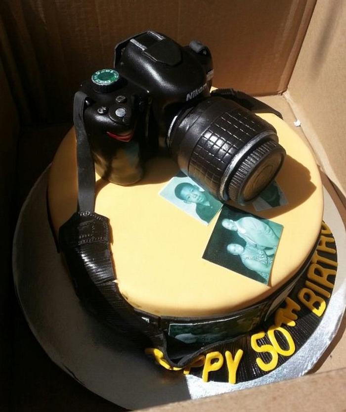 Nikon Birthday Cake