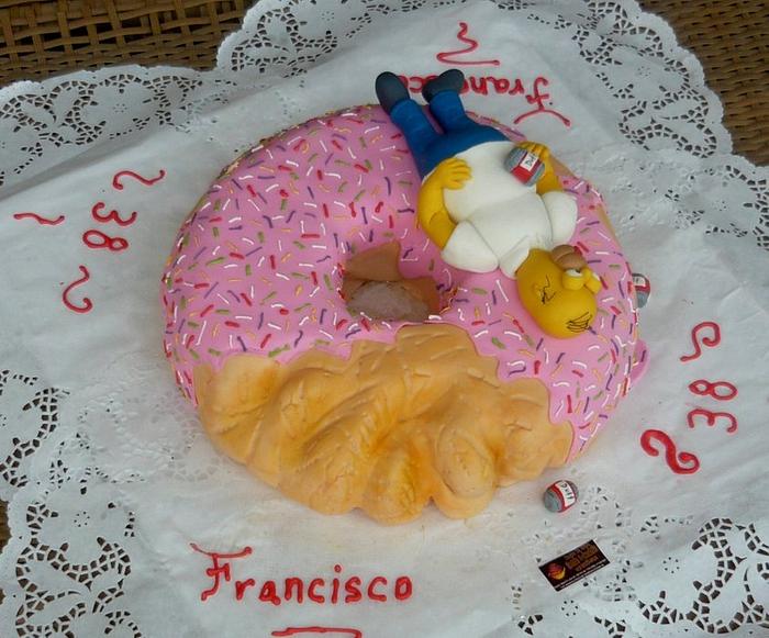 Homer Simpsons cake