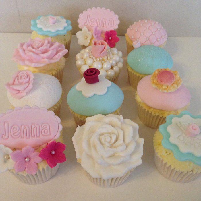 Vintage cupcakes 