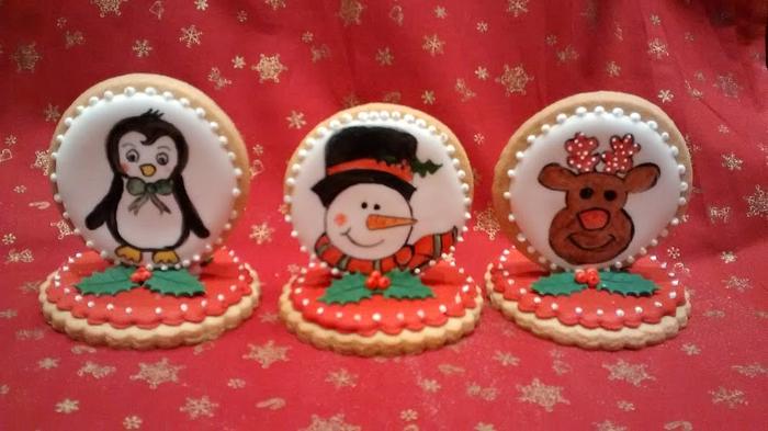 Christmas Royal Iced Cookies