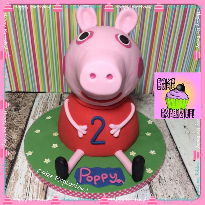 3D Peppa Pig Cake