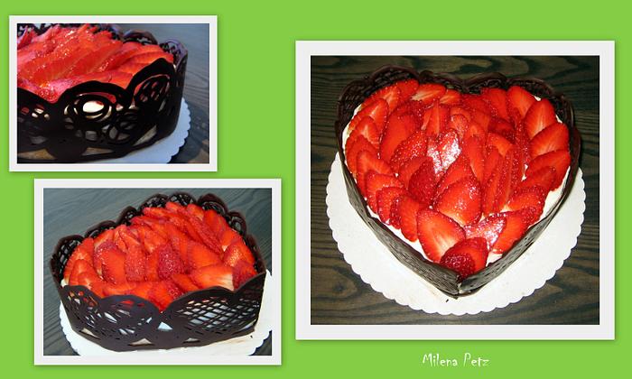 Strawberry cake