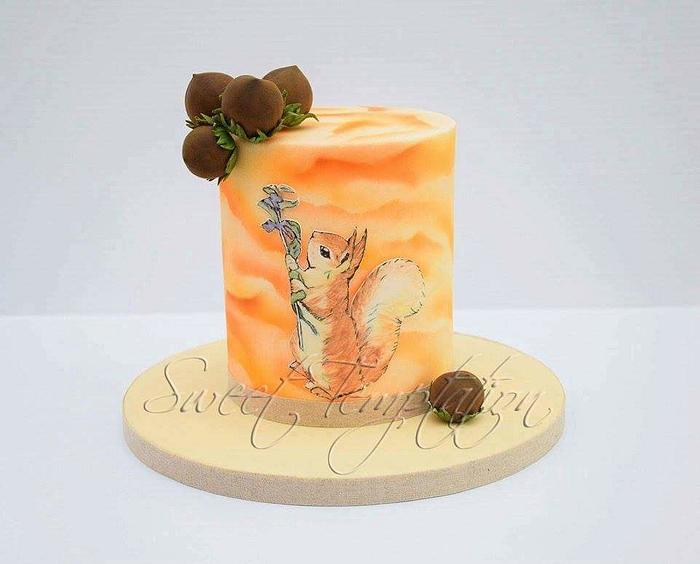 CPC Beatrix Potter Collaboration - Squirrel Nutkin Cake 