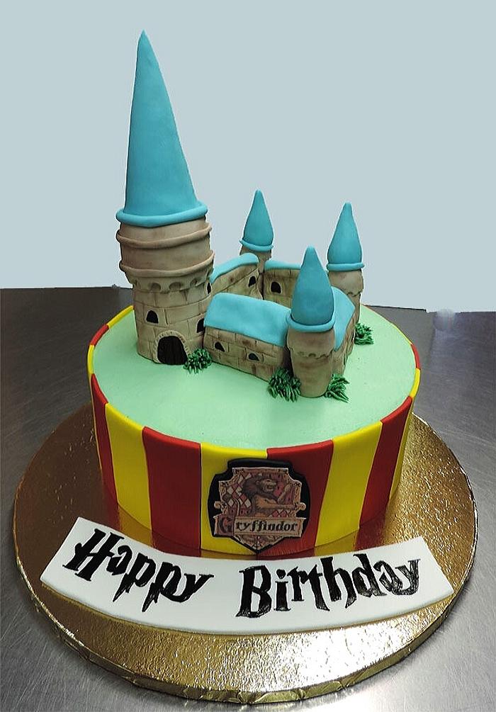 Harry Potter themed birthday cake 