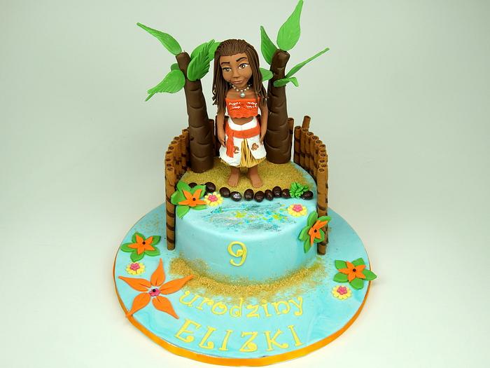 Moana Birthday Cake