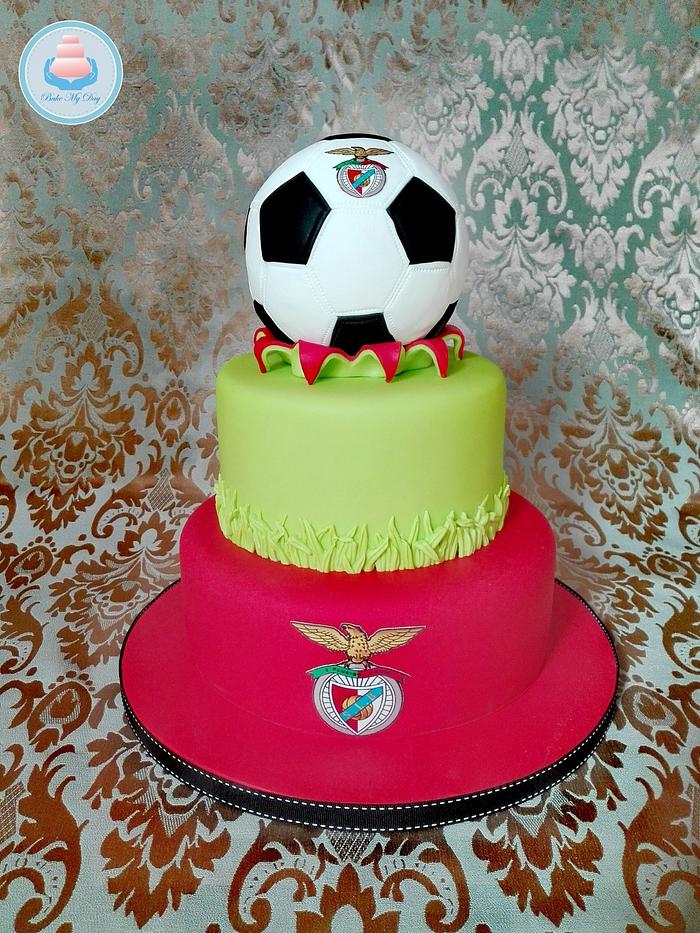 Benfica Football Cake