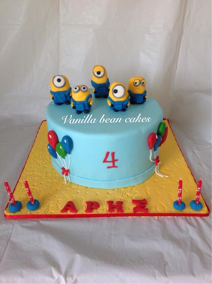 Minion birthday cake