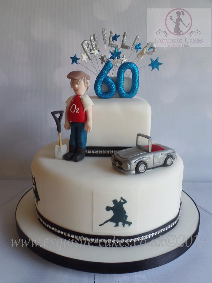 Chocolate Rose Bakeshop - Cake of the day! 60th birthday cake! | Facebook