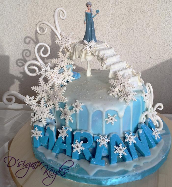 Elsa - Frozen Theme Cake