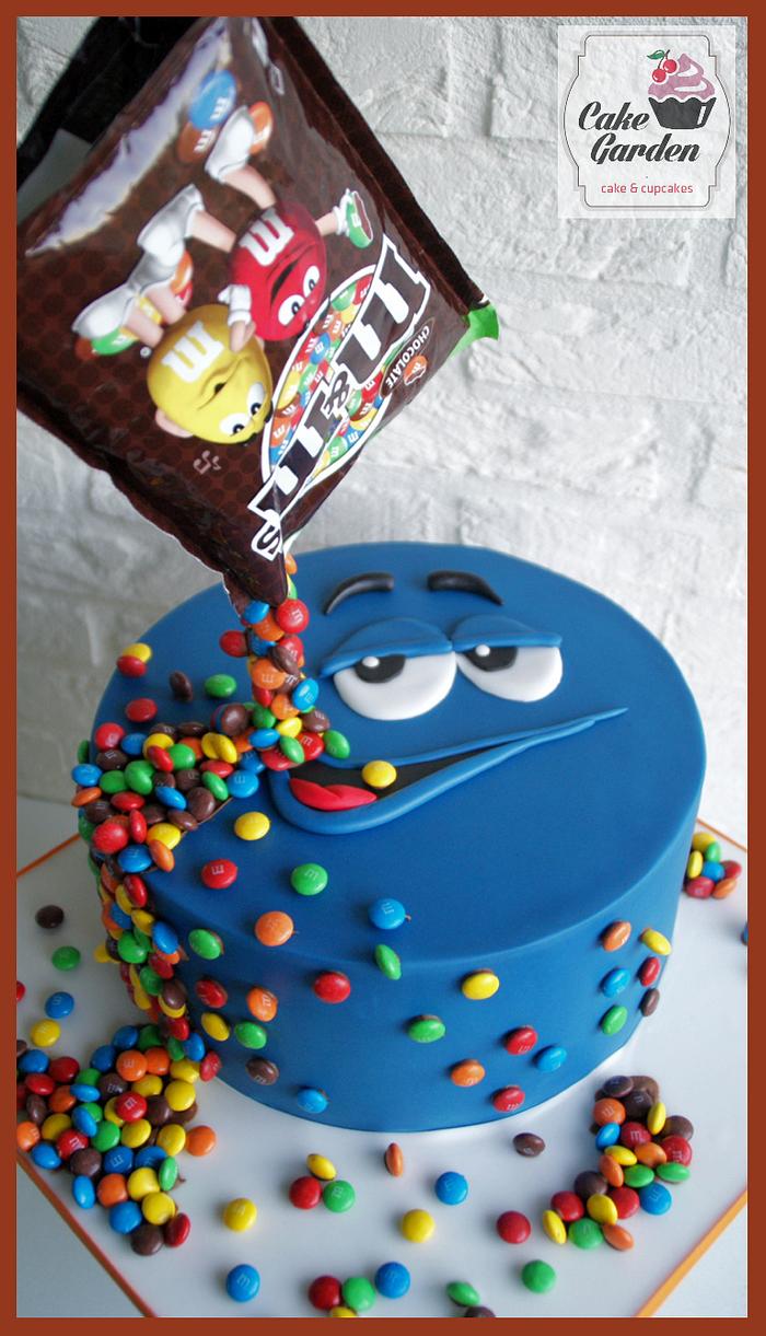M&M's Themed Cake - Cakes.pk
