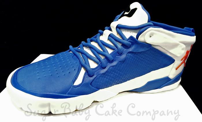 Blue Air Jordan Sneaker