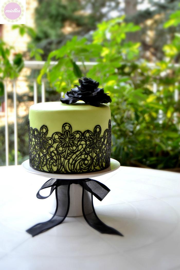 Elegant Sugar Lace - My Birthday Cake