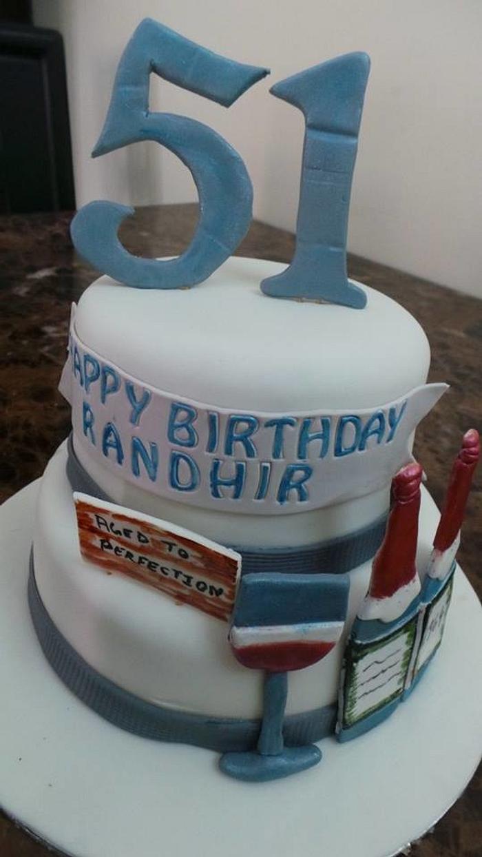 51st Birthday Cake