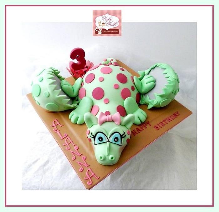 Baby Dinosaur Theme Cake