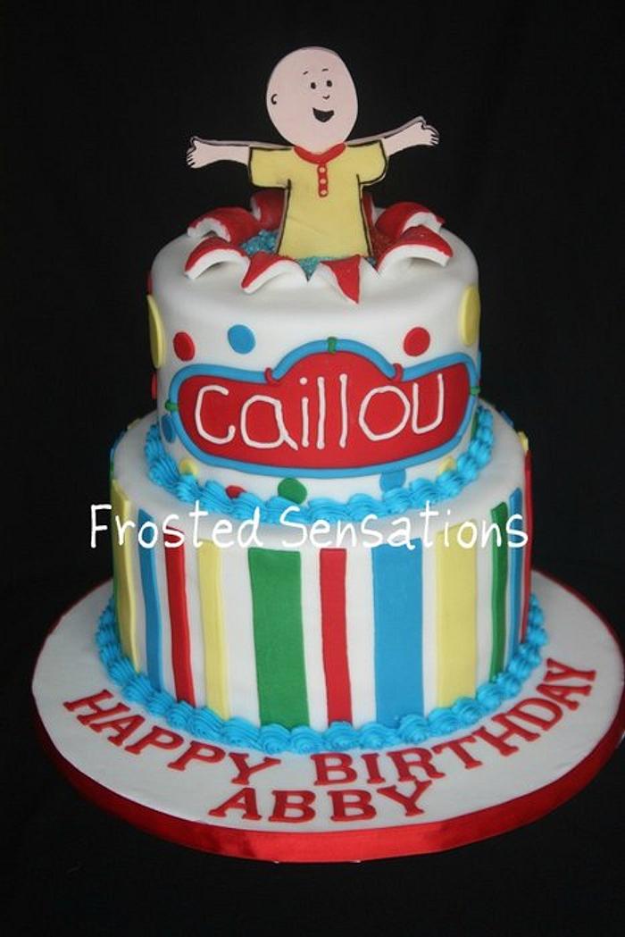 Caillou birthday cake