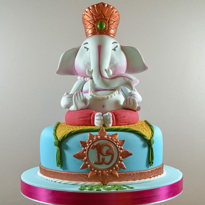 Ganesh Birthday Cake