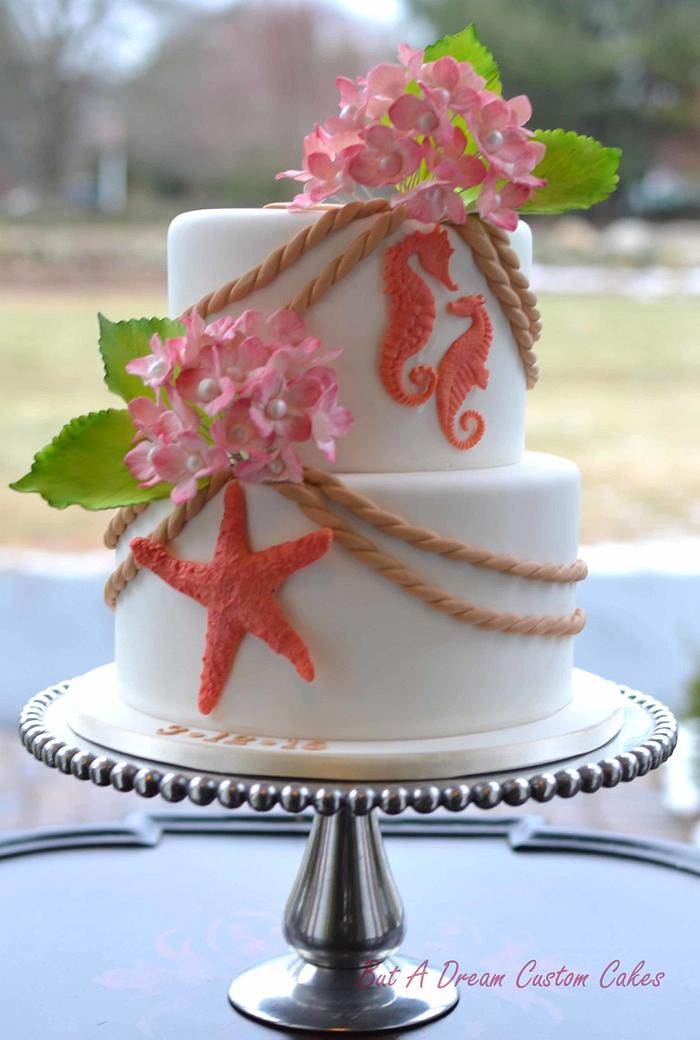 Destination Wedding Cake