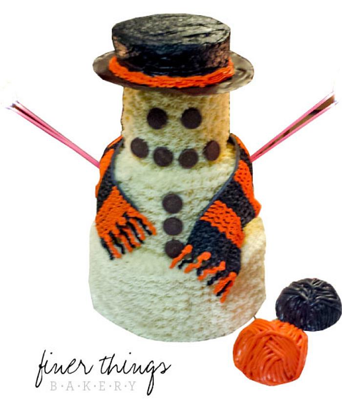 Knitting Snowman
