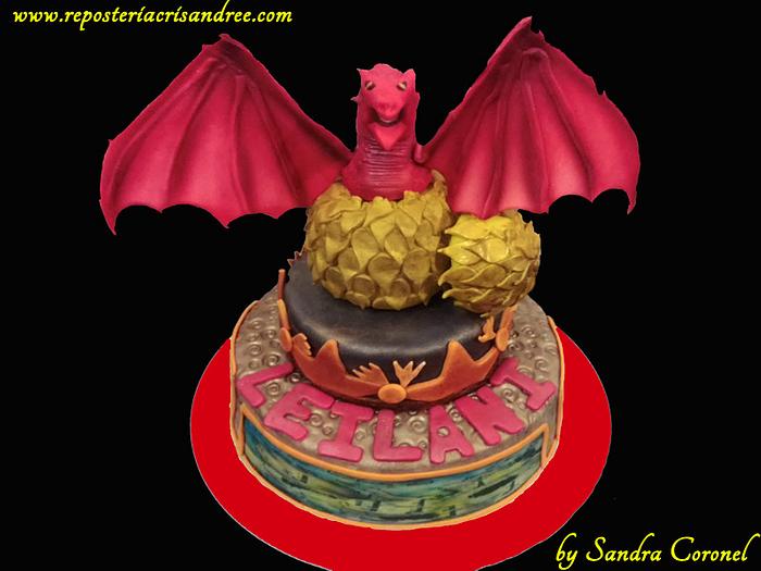 red dragon cake