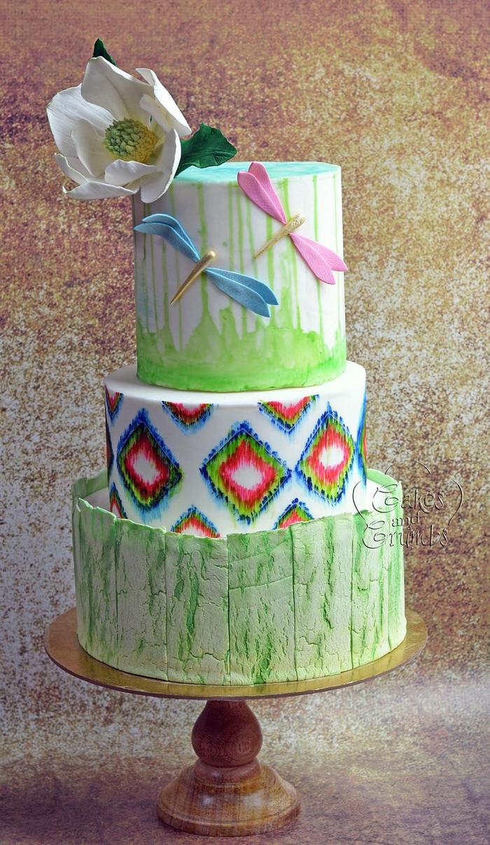 woodland wedding cake ... 