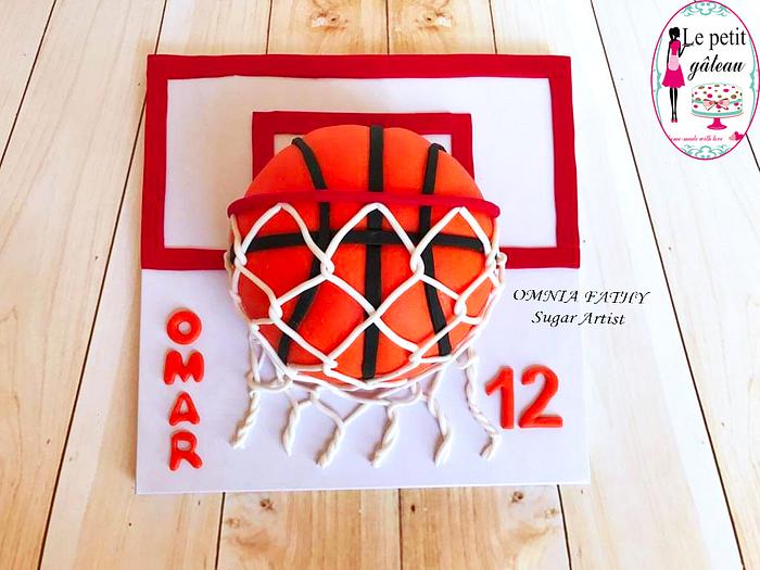 Basketball Cake Decorated Cake By Omnia Fathy Le Cakesdecor 