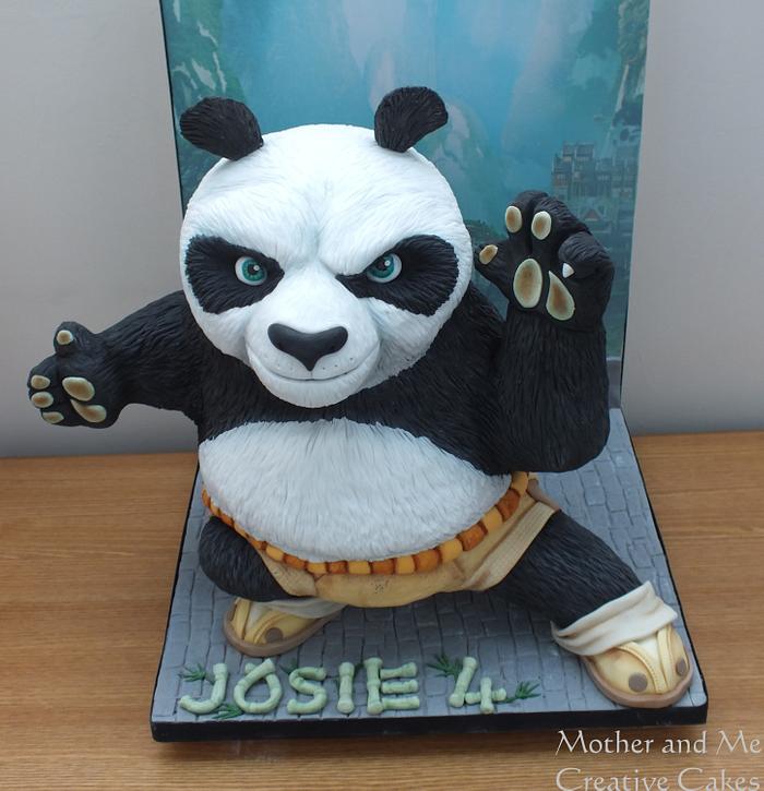 Kung Fu 3-d Carved Gravity Defying Cake