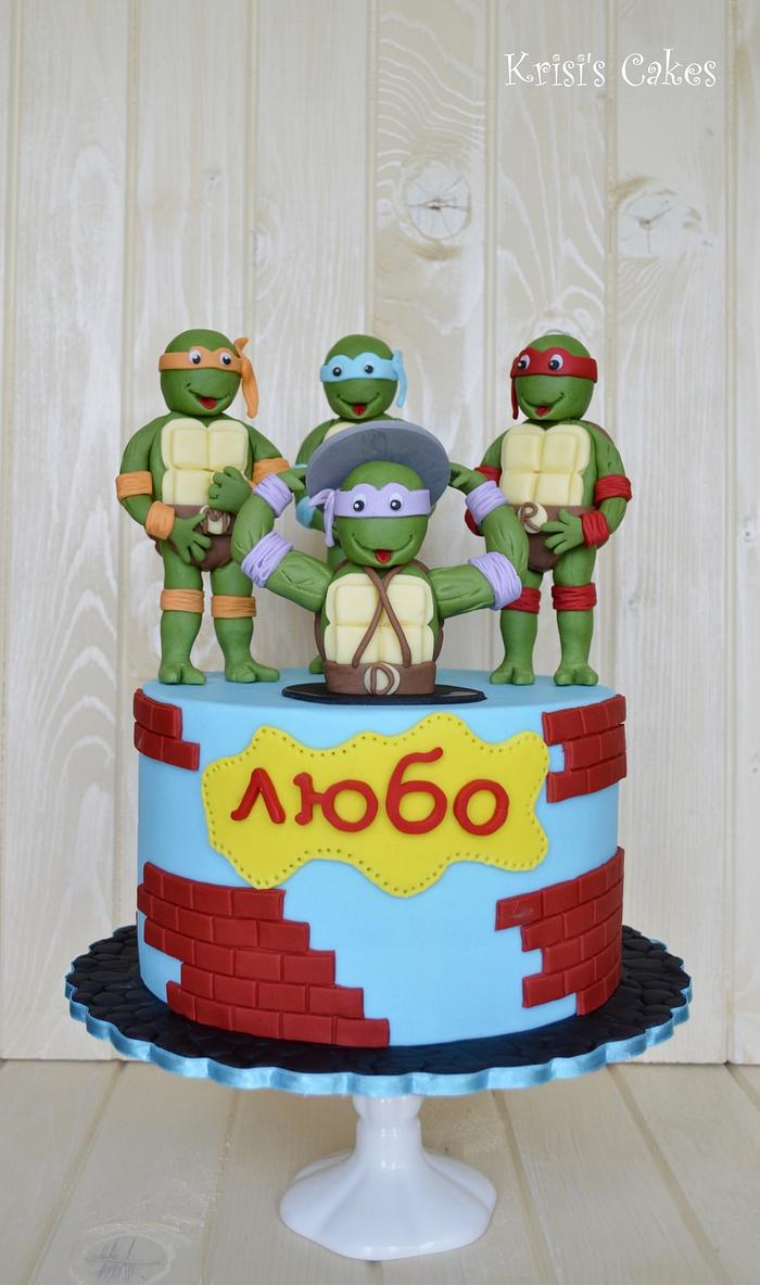 Cake turtle ninja
