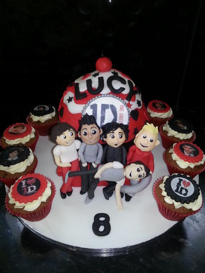 one direction giant cupcake
