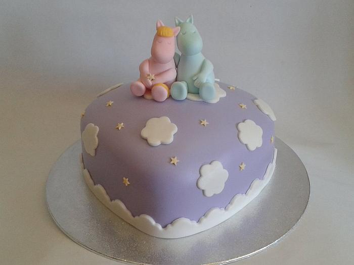 A dreamy Moomin cake