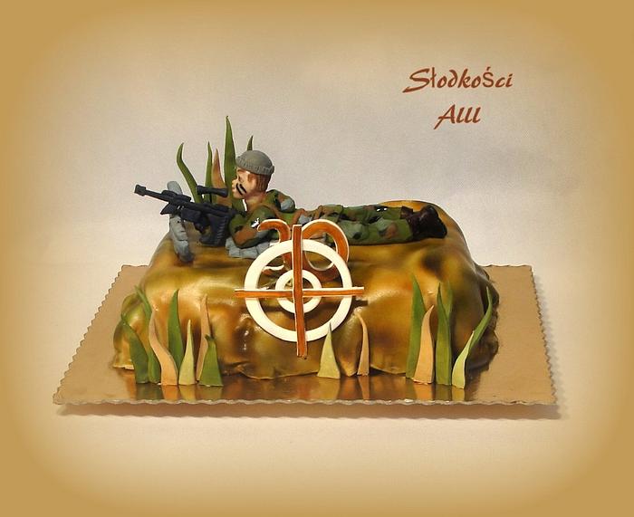 Sniper Cake