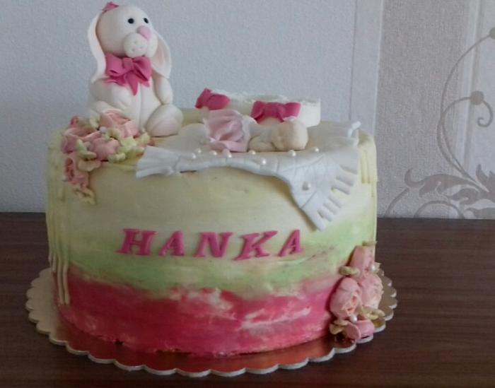 Hanka's christening cake