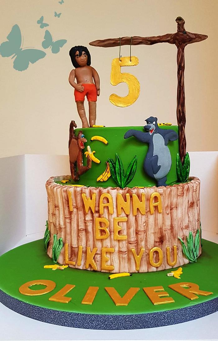 Jungle book themed cake 