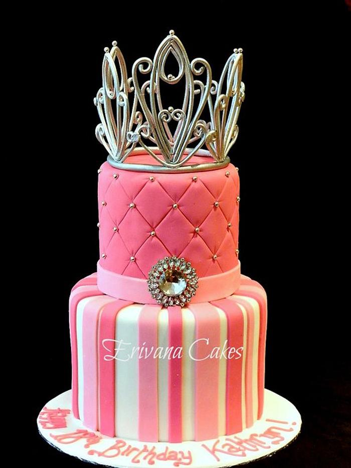  Princess Cake with Edible Tiara