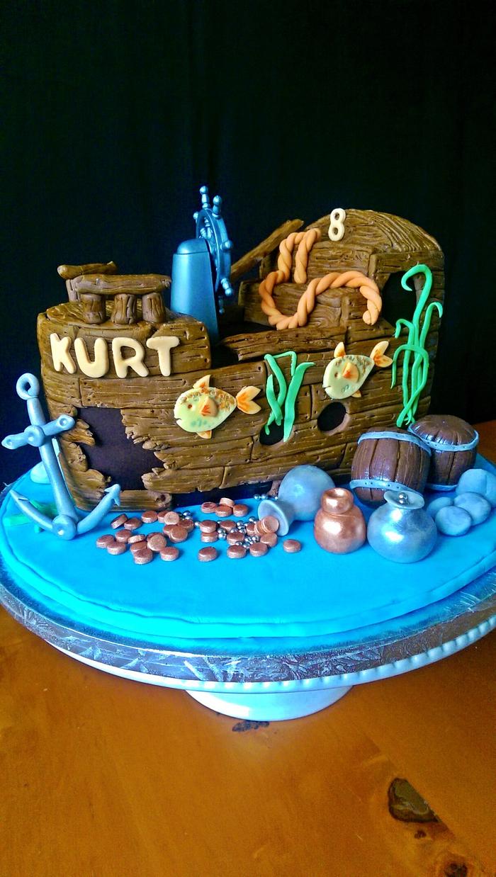 'Sunken Treasure' cake