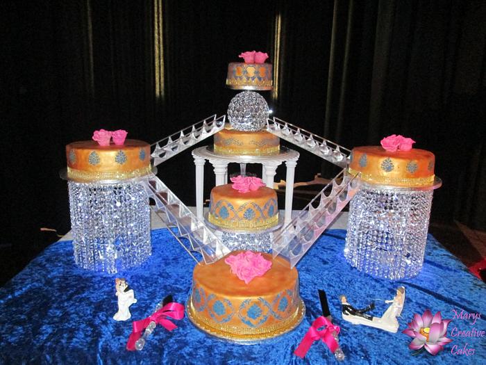 Asien style crystal wedding