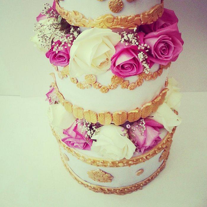 wedding cake. 